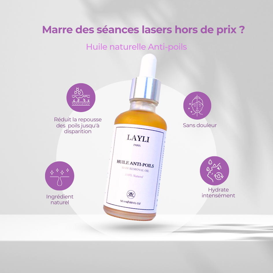 HUILE ANTI-REPOUSSE DES POILS fini les poils dfinitivement ! LAYLI HUILE ANTI-REPOUSSE DES POILS fini les poils dfinitivement ! LAYLI