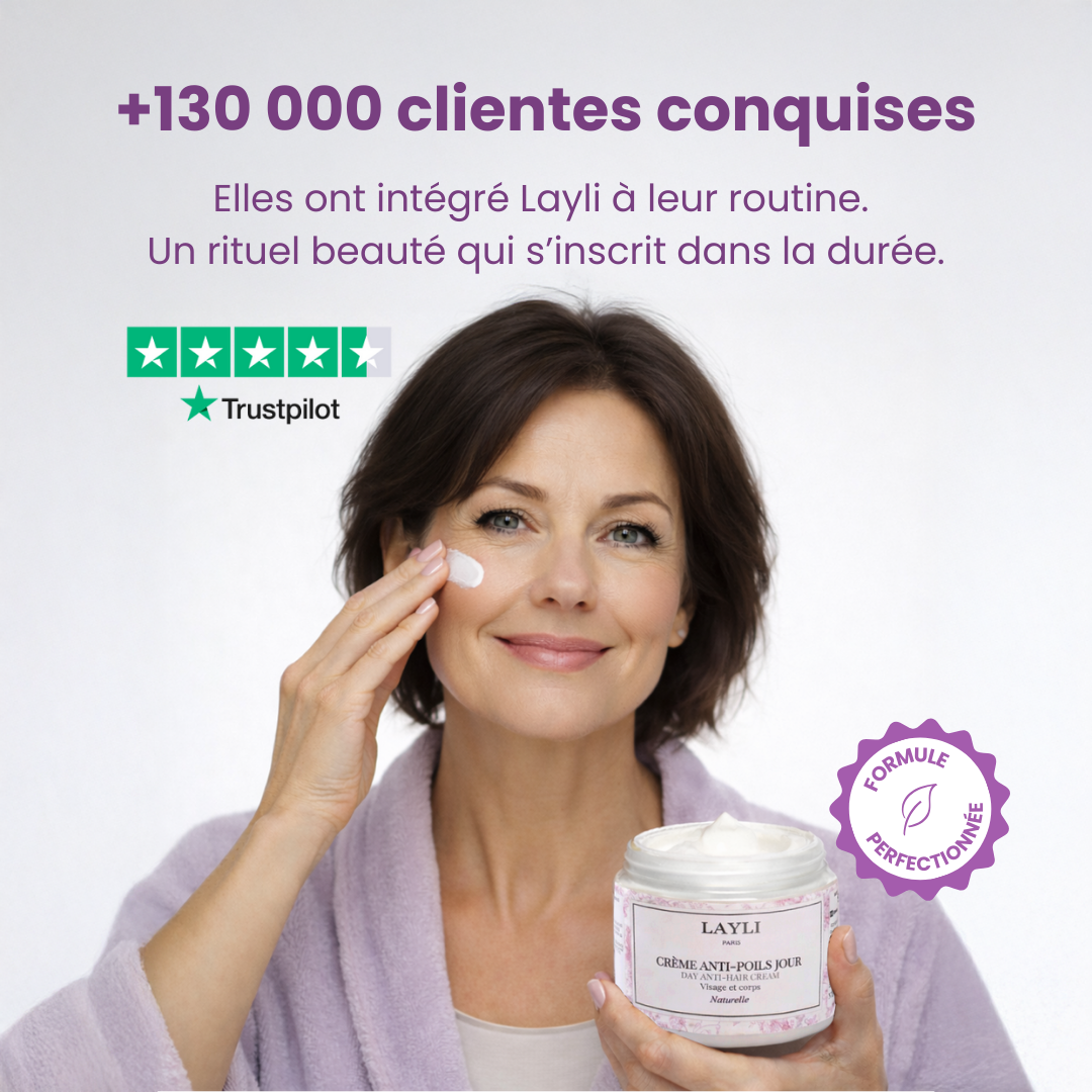 CRÈME ANTI-POILS JOUR • disparition définitive des poils !