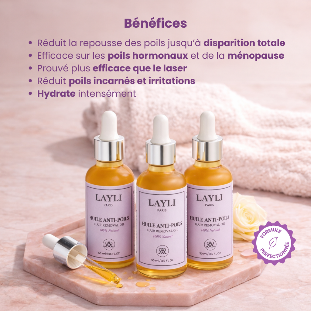 ANTI-HAIR OIL • permanent disappearance of hair!