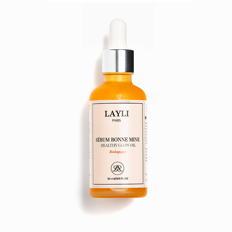 HUILE BONNE MINE BIO • bronzage sans soleil, bye bye makeup! - LAYLI