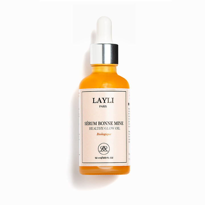 HUILE BONNE MINE BIO • bronzage sans soleil, bye bye makeup! - LAYLI