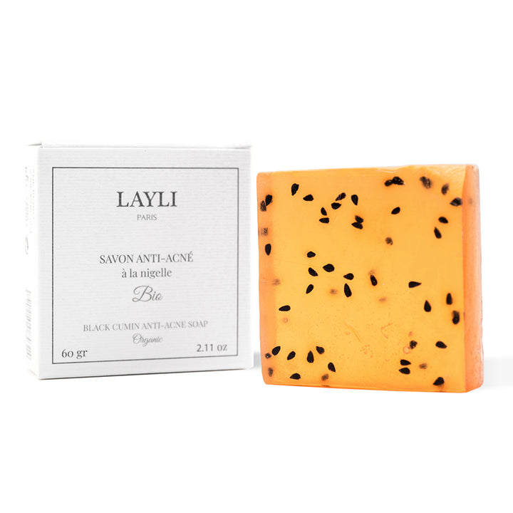 SAVON ANTI-ACNÉ NIGELLE BIO • visage/corps/cheveux - LAYLI