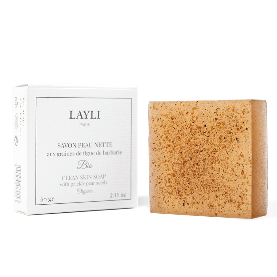 SAVON PEAU NETTE FIGUE DE BARBARIE BIO • peau neuve - LAYLI